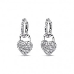 Pendientes de Plata con Aro...